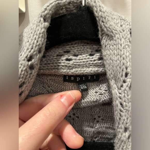 Grey Afghan Sweater - Picture 2 of 6